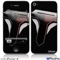 iPhone 4 Decal Style Vinyl Skin - The Tune Army on Black (DOES NOT fit newer iPhone 4S)